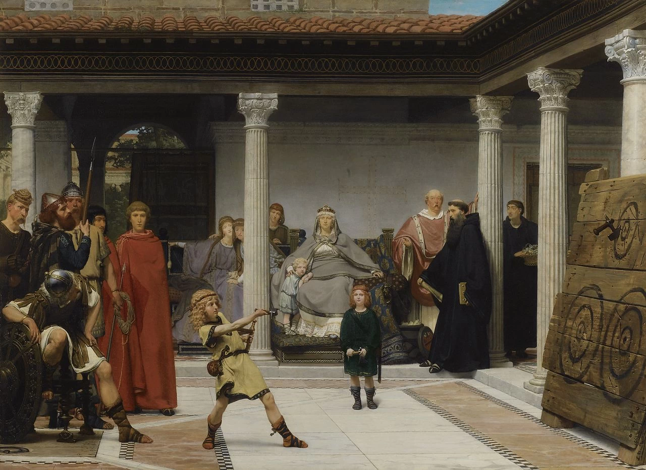 Istruzione dei figli di Clodoveo, 1861